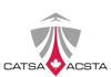 CATSA ACSTA Logo with grey and red graphic