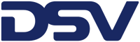 DSV logo in bold blue stylized lettering.